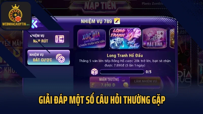 Giải đáp một số câu hỏi thường gặp