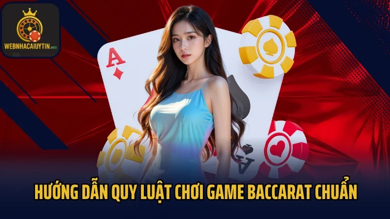 Hướng dẫn quy luật chơi game Baccarat chuẩn