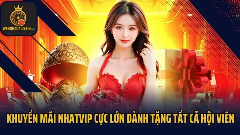 Khuyến mãi Nhatvip cực lớn dành tặng tất cả hội viên