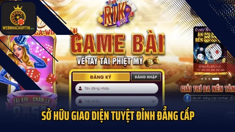 Sở hữu giao diện tuyệt đỉnh đẳng cấp