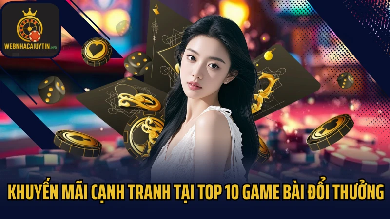 Khuyến mãi cạnh tranh tại top 10 game bài đổi thưởng