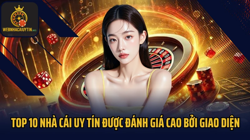 Top 10 nhà cái uy tín được đánh giá cao bởi giao diện